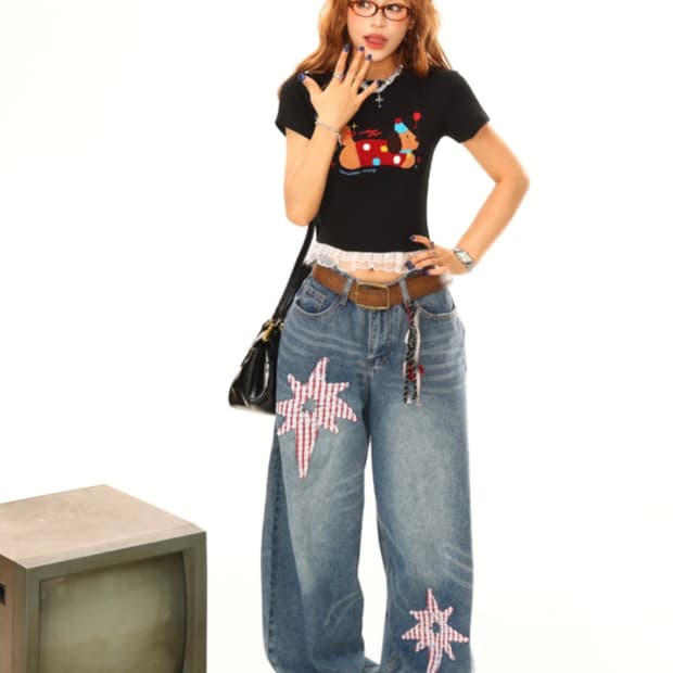 아사키 프레자키 청바지