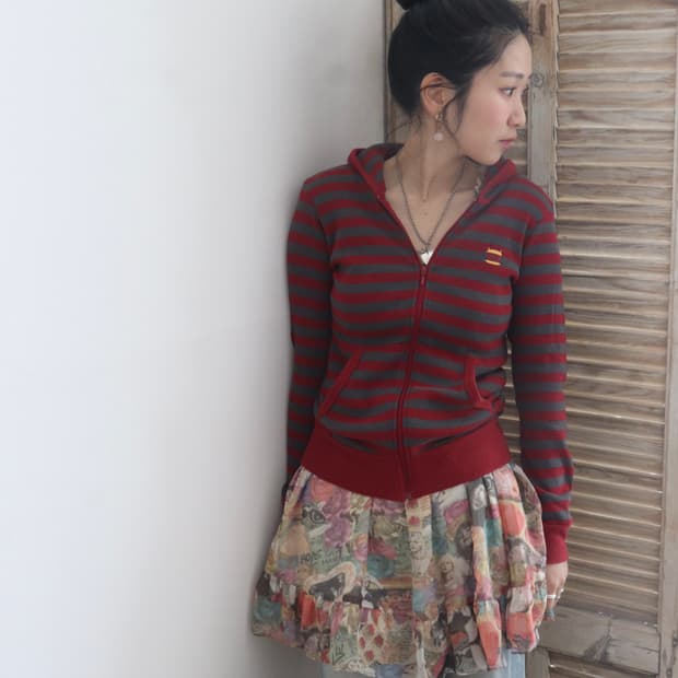 [Hysteric Glamour] Border Hoodie (새상품)