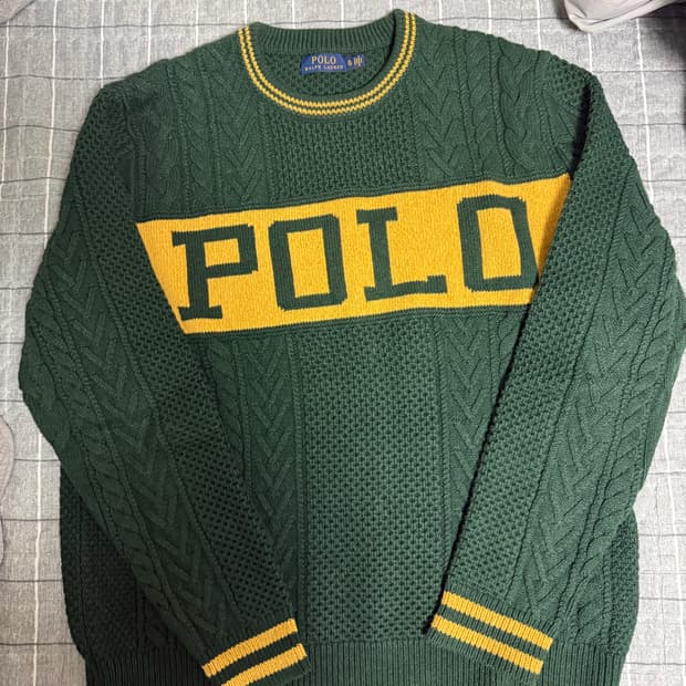 폴로1967 꽈배기 니트 민트급 상태 XL 판매