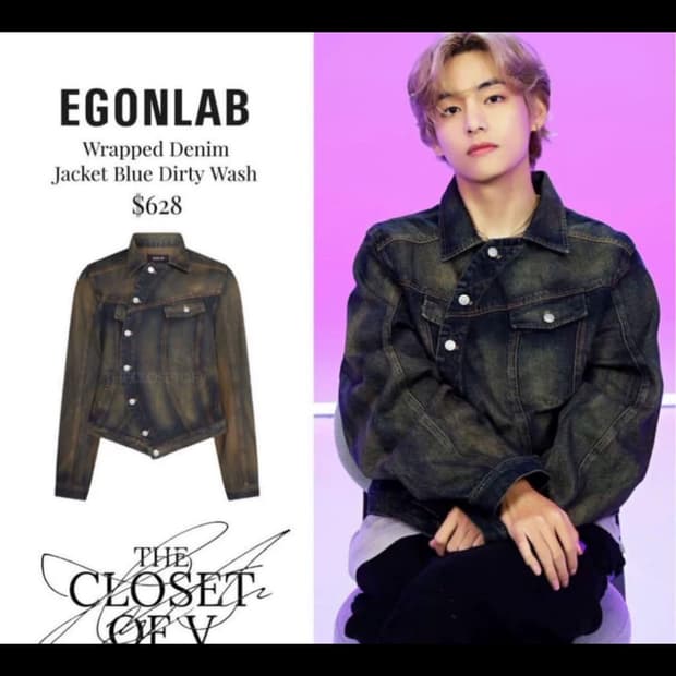 에곤랩 더티데님 L