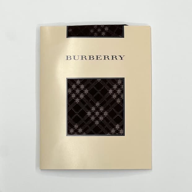 [새상품] burberry / 버버리 체크 스타킹 