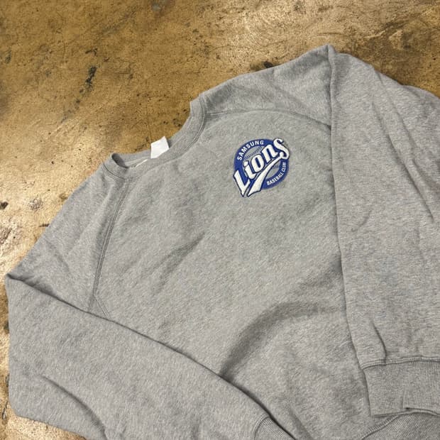 [105] 삼성라이온즈 x 빈폴아웃도어 맨투맨 b8