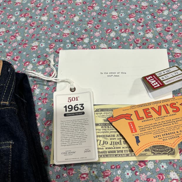Levi's Vintage Clothing 리바이스 LVC 1963
