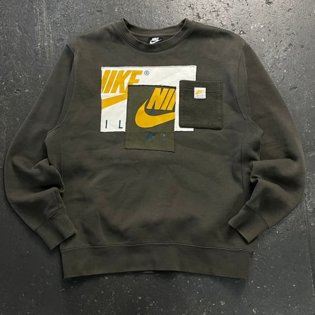 100 나이키 패치워크 맨투맨 