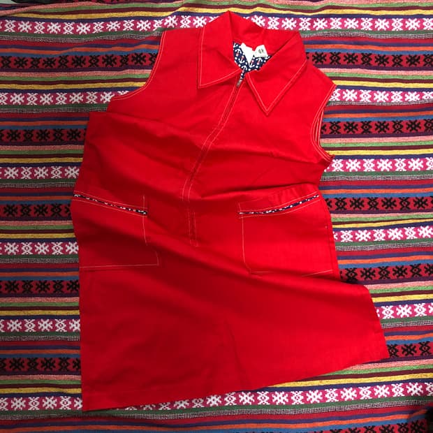 슬리브리스 미디 원피스