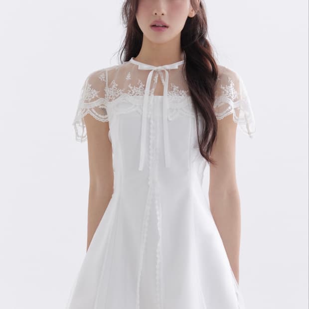 더티스 시스루 레이스 원피스 m