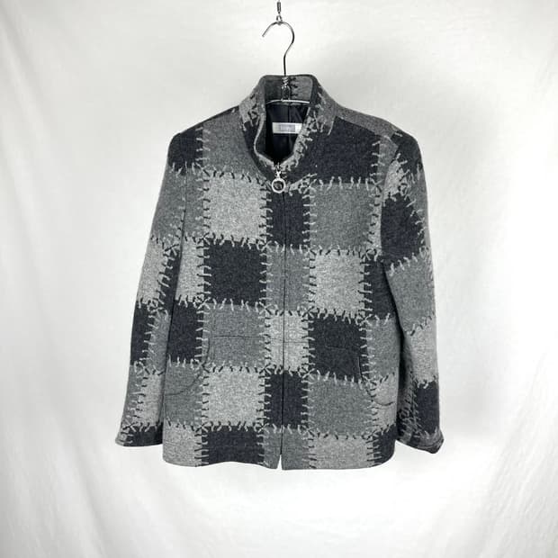 Vintage (maede in japan) 울 혼방 자켓 