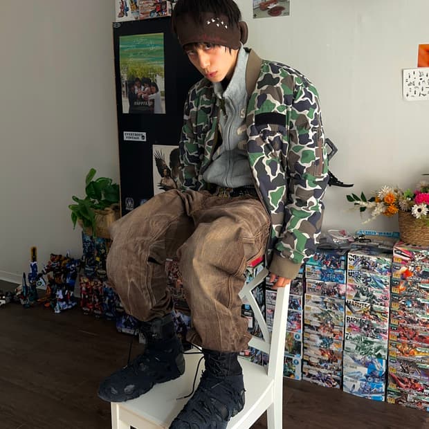 Adidas 올오버 카모플라쥬 봄버