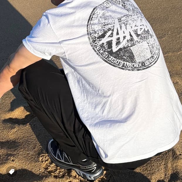 XL/ 스투시 닷 스탬프 반팔