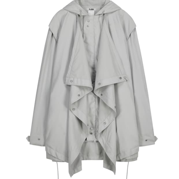 오호스(OJOS)_Draped Field Parka / Grey