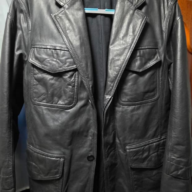 [인터메조] CP컴퍼니 스톤 레더자켓 / 95-100