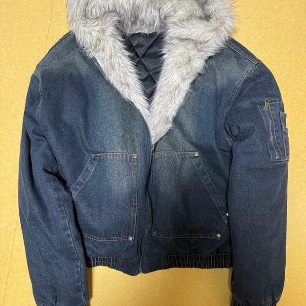 데님 퍼자켓 코시하루