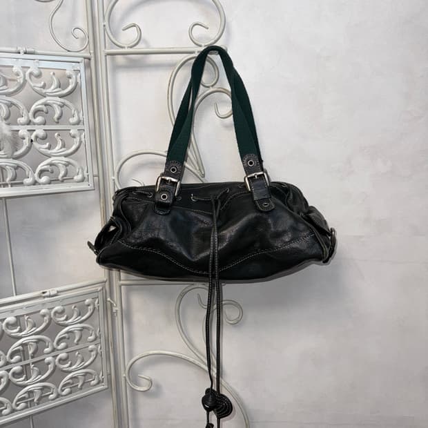 MOSCHINO buckle pocket shoulder bag