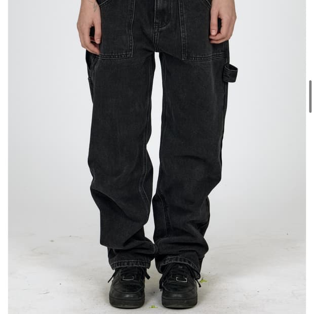 플라스틱프로덕트 블랙팬츠