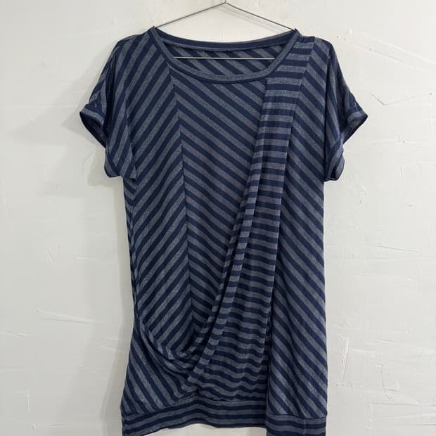drape stripe top