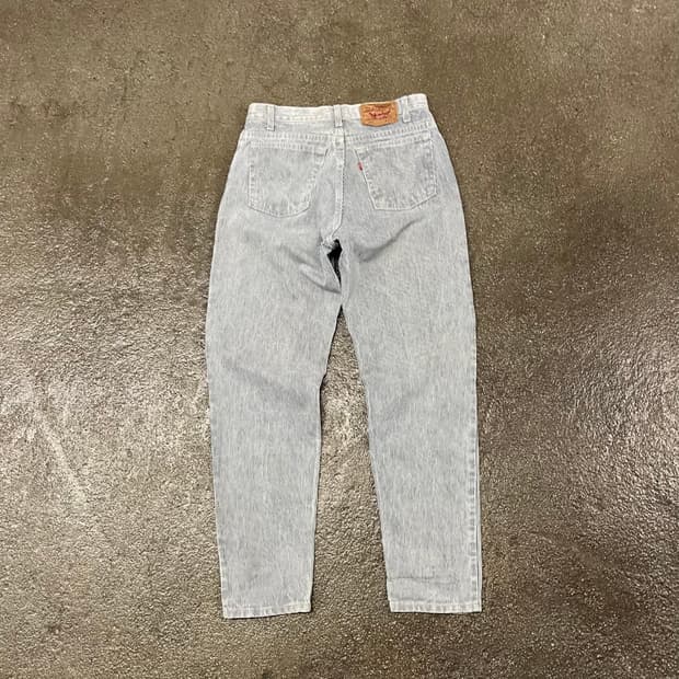 80s Levis550 히코리 데님 팬츠 (31”)