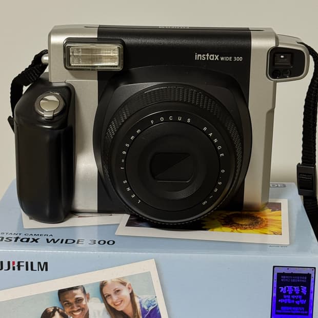 인스탁스 와이드 300 블랙 초양품 풀박스 