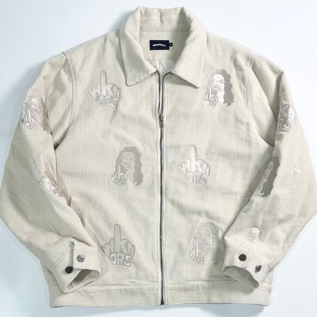 위켄더스 코듀로이 패치 자켓 