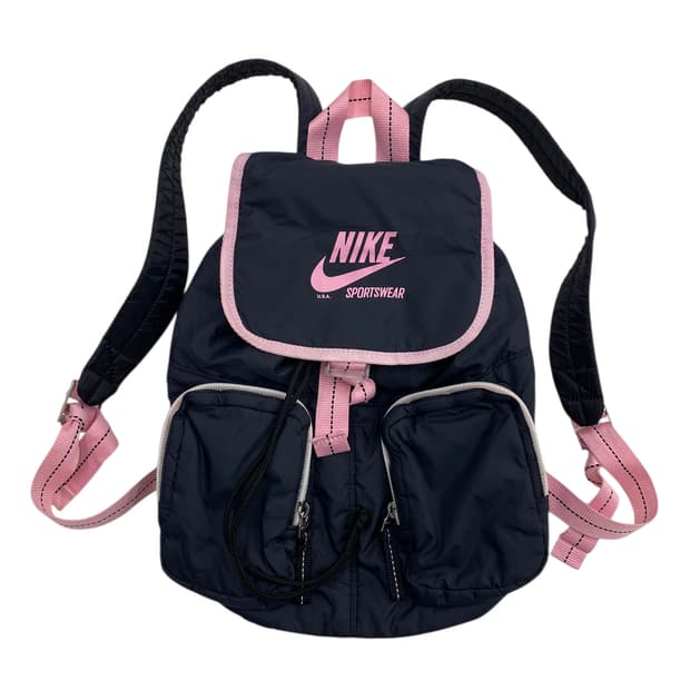 나이키 y2k 블랙핑크 백팩