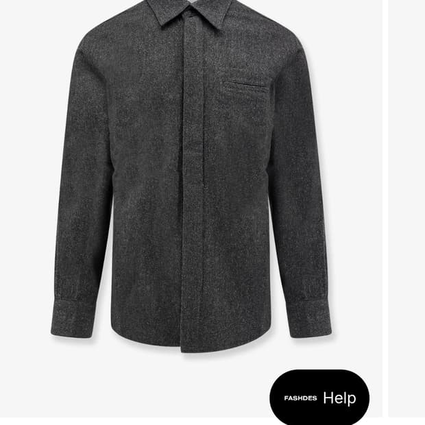 토니웩 버진울 히든 플래킷 셔츠 블랙