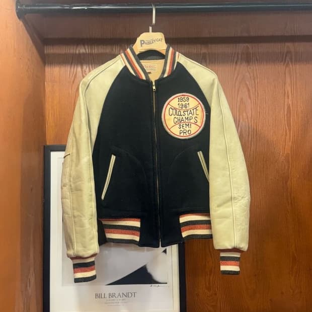 토요엔터프라이즈 스타일 아이즈 스타디움 바시티 자켓