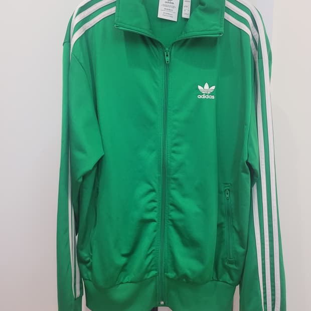 아디다스 그린 져지 남녀공용 S사이즈
