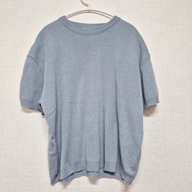 반팔 니트 티셔츠