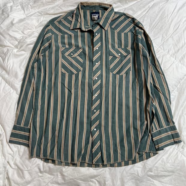 빈티지 랭글러 웨스턴 스트라이프