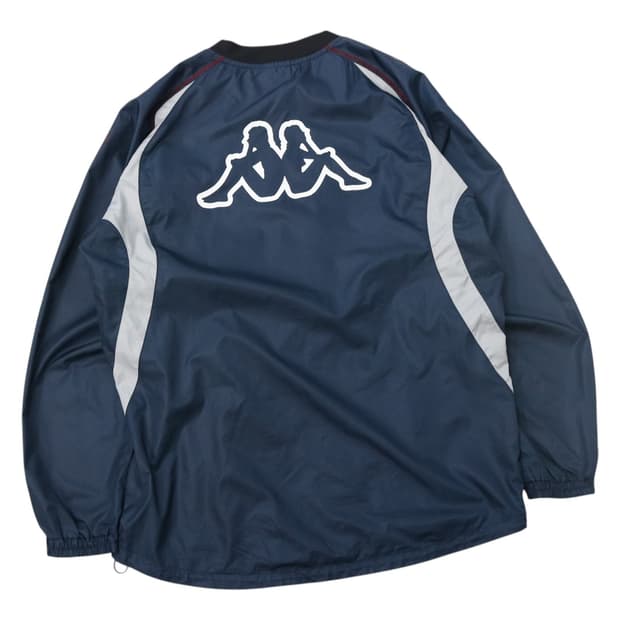 Kappa 카파 빈티지 오타니 엠블럼 빅로고 웜업 피스테 (L)