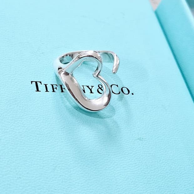 티파니앤코 오픈하트 반지 [10호/조절가능]