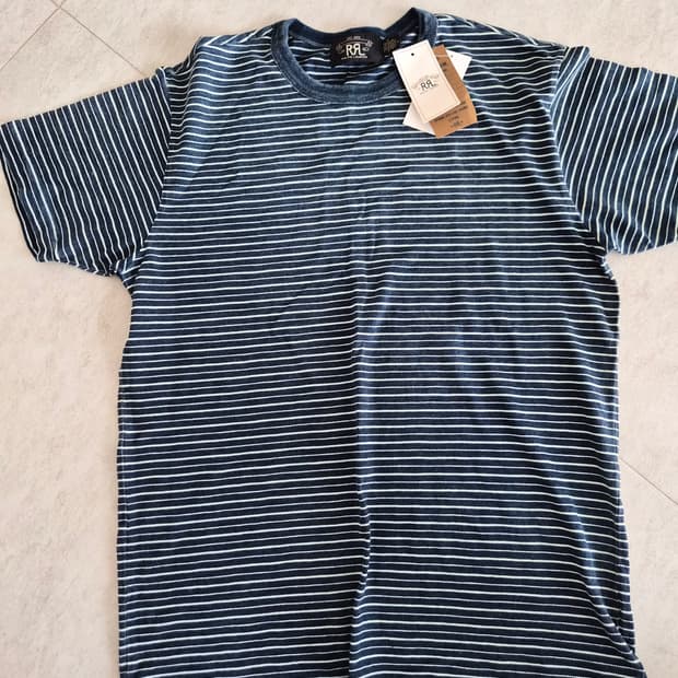 RRL 인디고 티셔츠