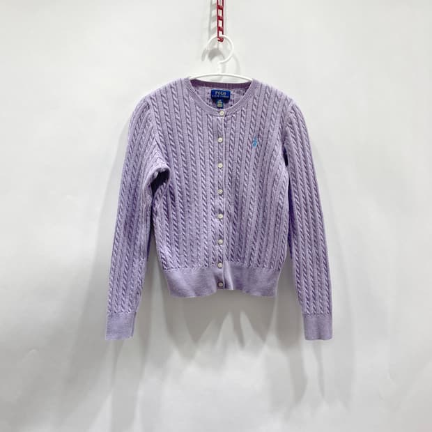 폴로랄프로렌 여아 코튼가디건 12-14 영구제