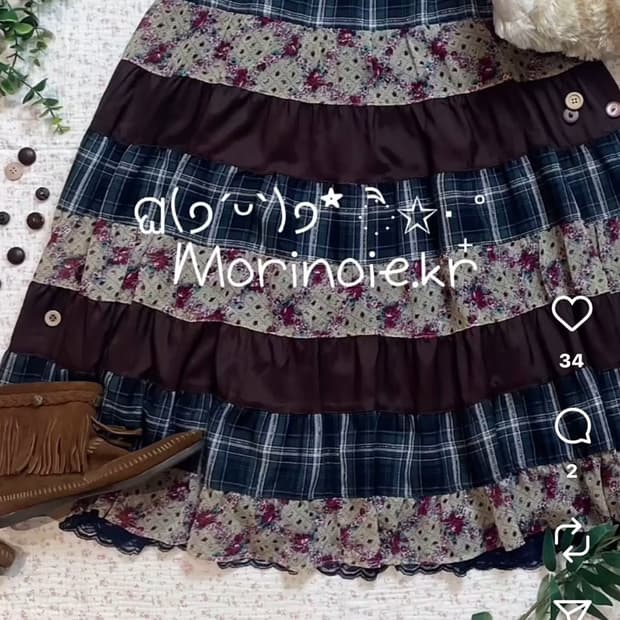 빈티지 패치워크 스커트&원피스