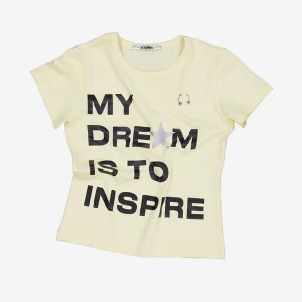 셋업이엑스이 DREAM PIERCING TOP / YELLOW