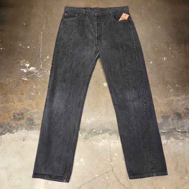 90s Made in USA 리바이스501 블랙진 데님팬츠 청바지