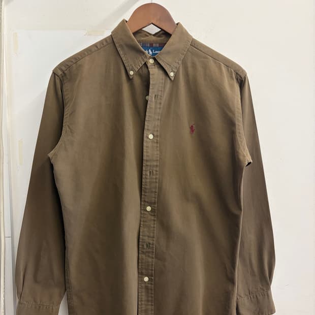 N289. 폴로 브라운 셔츠