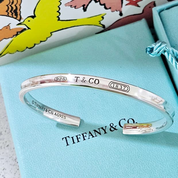 티파니앤코 1837 커프 팔찌 실버 [정품/영수증포함풀구성]