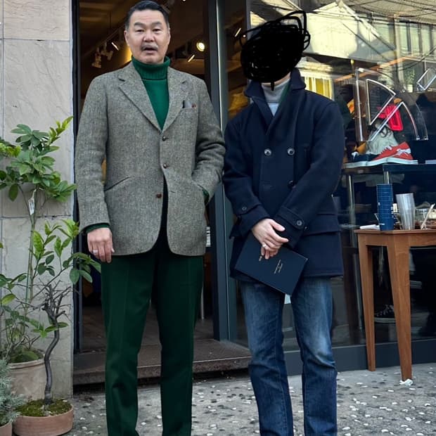 50s sure-fit 네이비 피코트 40(킨지상에게 구매)