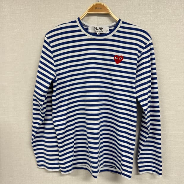 꼼데가르송 스트라이프 티셔츠