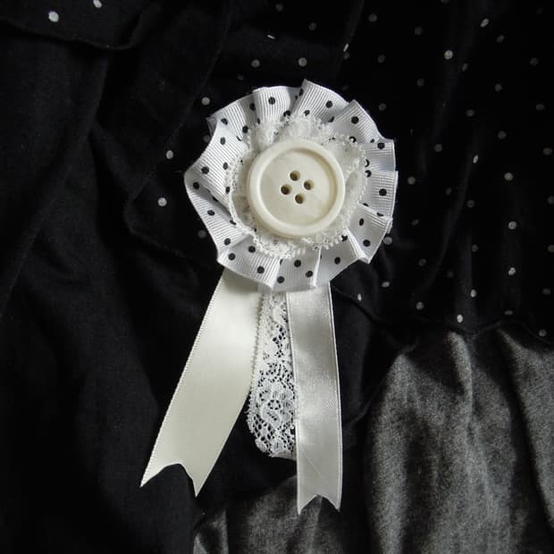 ♪ rosette badge 로제트 뱃지 ♪ 아일릿 샵페어리 핸드메이드