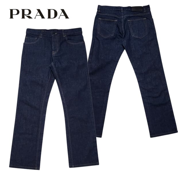 (31) prada 프라다데님 인디고 셀비지 데님진 프라다 청바지