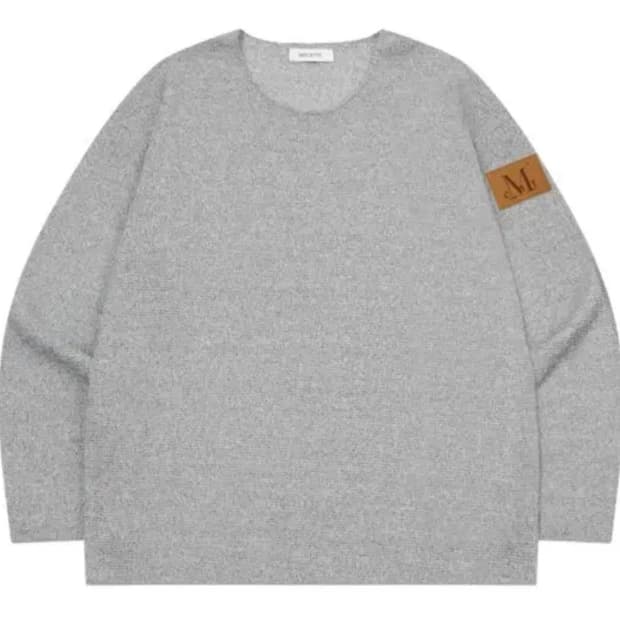 무센트 시스루 그물 니트