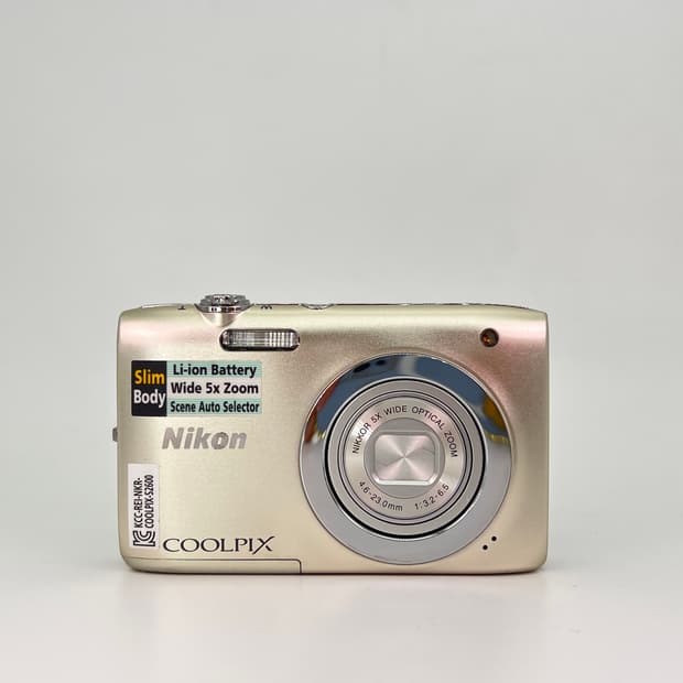 니콘 쿨픽스 Nikon COOLPIX S2600 샴페인골드