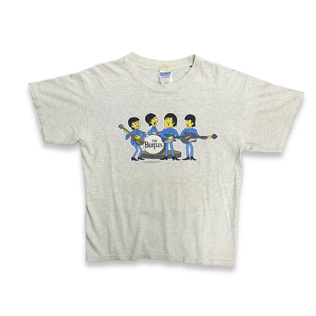 1997' 비틀즈 카툰 밴드티셔츠 L