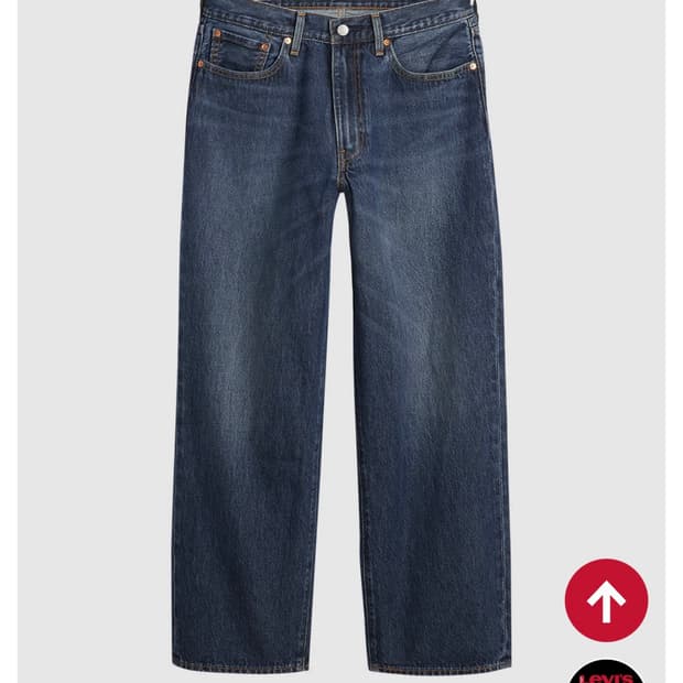 리바이스 프리미엄 578 배기 진 0045 34x32