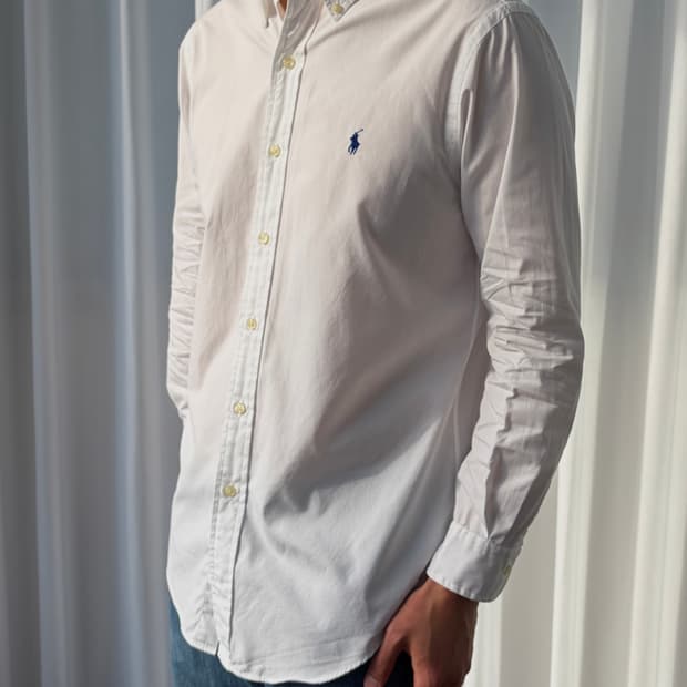 [S]폴로 랄프로렌 화이트 포플린 셔츠