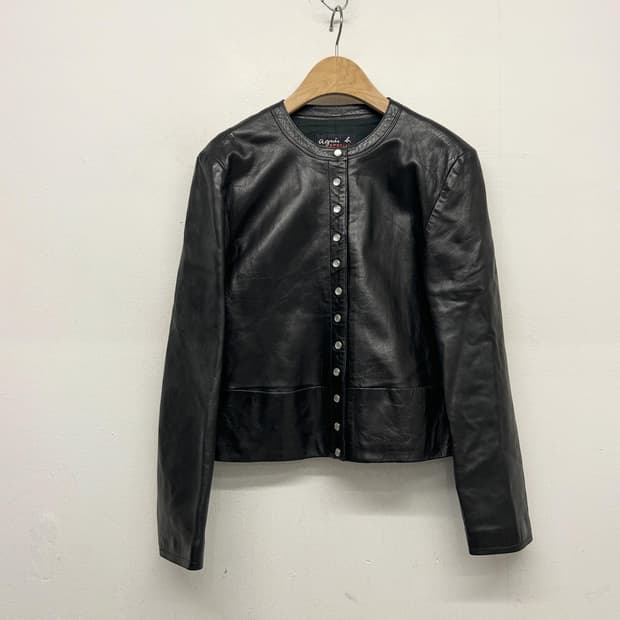 아네스베 레더 자켓 (Made in France)