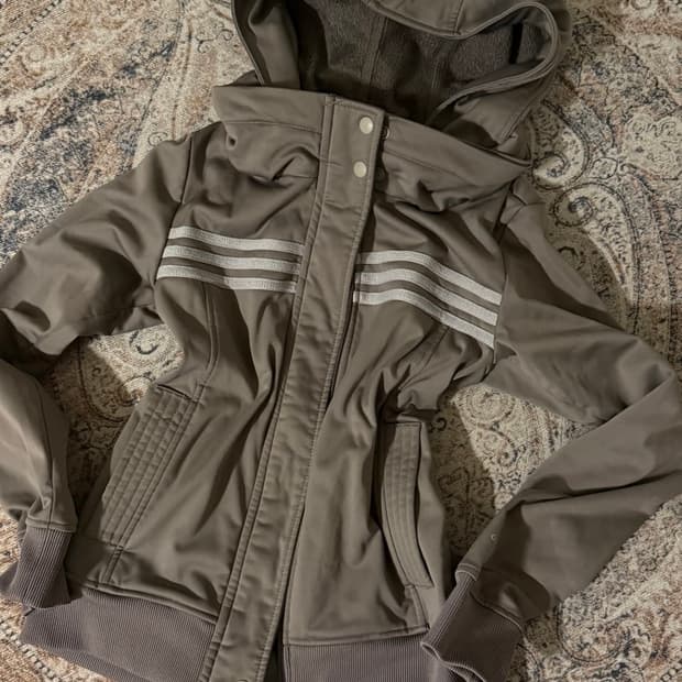 빈티지 아디다스 하이넥 스트럭쳐 자켓