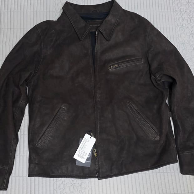 빈티지 소가죽 a2  자켓