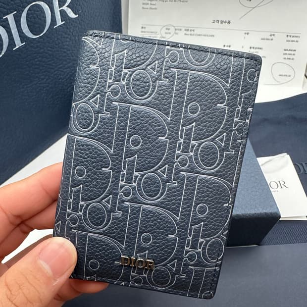 [A급/신형]디올 그래비티 버티컬 오거나이저 카드지갑